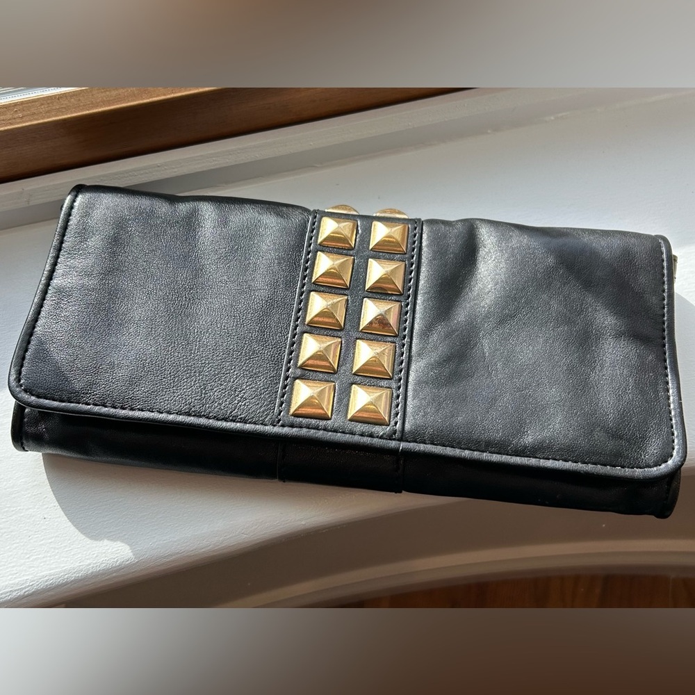 Michael Kors Leather Convertible Shoulder Bag/Clutch